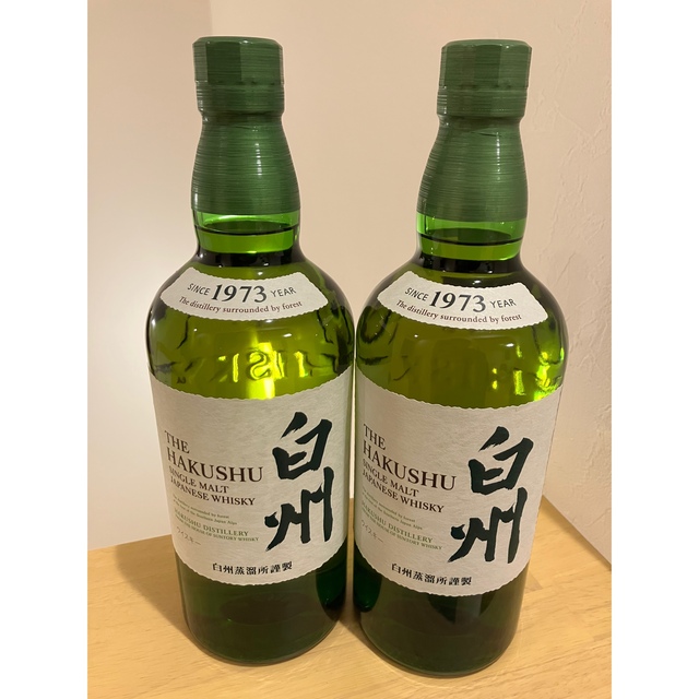 サントリー白州シングルモルトウイスキー700ml 2本 最安値 www