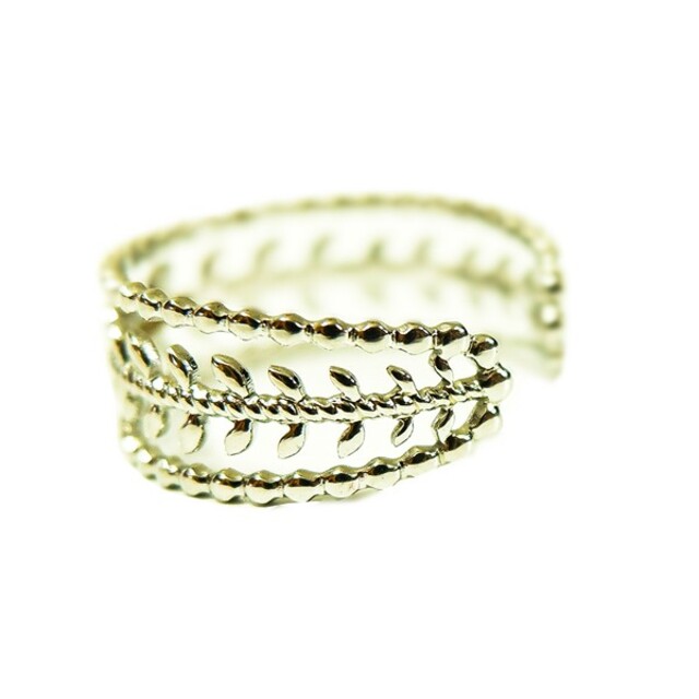 ボヘミアンリゾート リング イヤカフ 2Way 指輪 ステンレス 金属アレルギー レディースのアクセサリー(リング(指輪))の商品写真