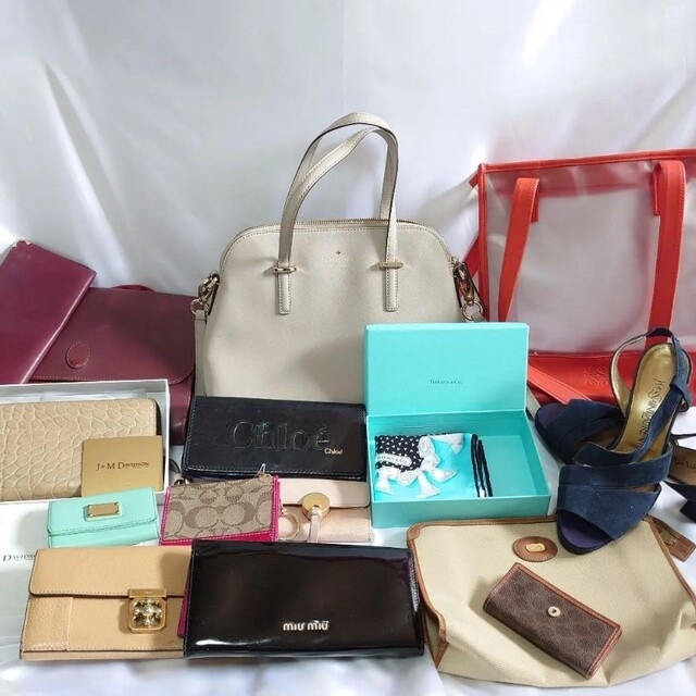 贈り物 COACH Cloe kate spade ブランドバッグ 財布 まとめ売り