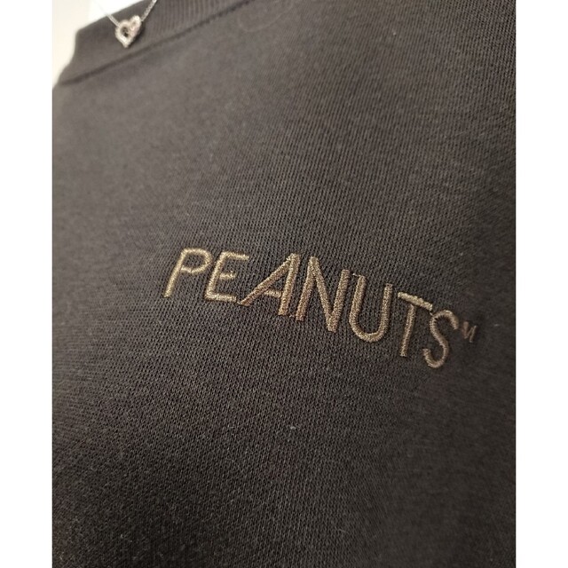 しまむら チャーリーブラウン トレーナー メンズ ユニセックス ブラック peanutsの通販 by Tiara's shop｜シマムラならラクマ
