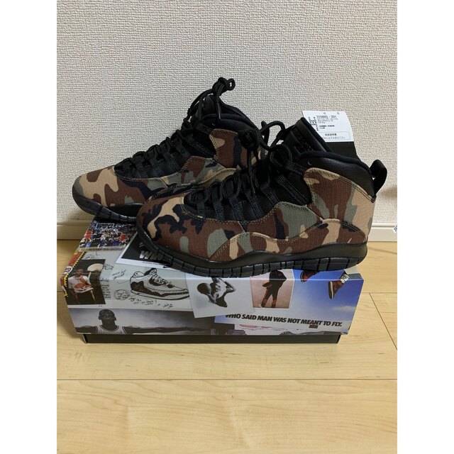 【新品未使用】NIKE AIR JORDAN 10 (DESERT CAMO)