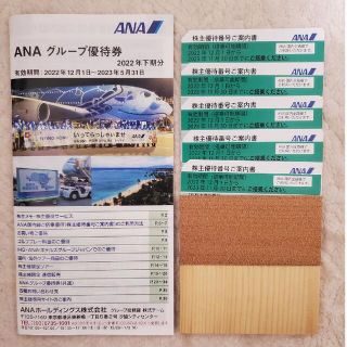 エーエヌエー(ゼンニッポンクウユ)(ANA(全日本空輸))のANA株主優待券5枚☆(その他)