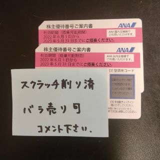 ANA株主優待券  2枚  (有効期限2023.05.31)(その他)