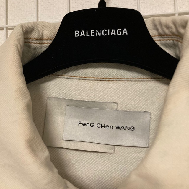 Maison Martin Margiela(マルタンマルジェラ)のFENG CHEN WANG ブルーデニムレイヤードジャケット メンズのジャケット/アウター(Gジャン/デニムジャケット)の商品写真