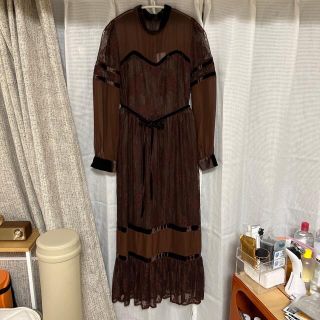 Ameri VINTAGE(ワンピース ・ ブラウン/茶色系)のフリマ Ameri VINTAGE(ワンピース ・ ブラウン/茶色系)のフリマ