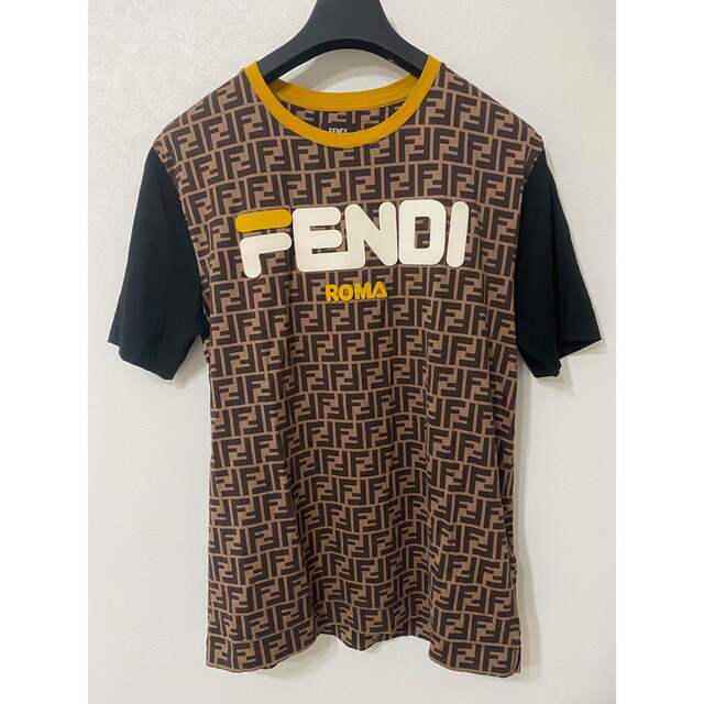 【正規品】FENDI フェンディズッカ柄 FILAコラボ Tシャツ Sのサムネイル