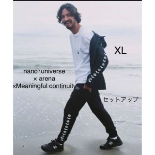 ナノユニバース(nano・universe)のMC別注 ARENA ナノユニバース　フリース　フーディ×パンツ　セットアップ(セットアップ)