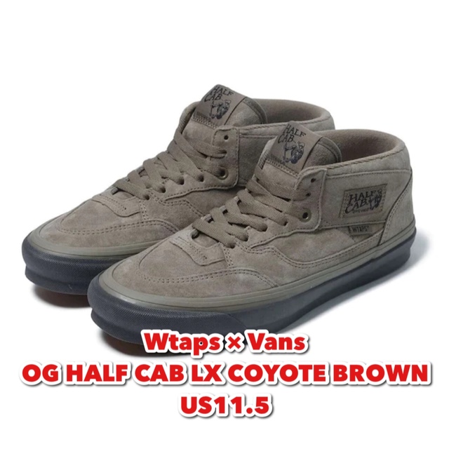 wtaps vans OG HALF CAB LX COYOTE BROWN靴/シューズ