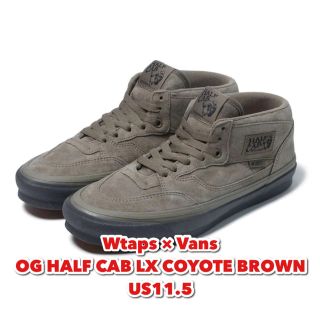 ダブルタップス(W)taps)のwtaps vans OG HALF CAB LX COYOTE BROWN(スニーカー)