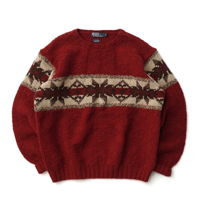 2022セール - LAUREN) POLO(RALPH POLO Knit Made Hand LAUREN RALPH