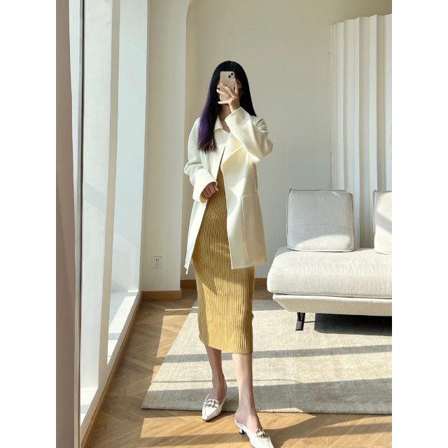 パーティを彩るご馳走や - Hermes 美品 エルメス カシミヤコート