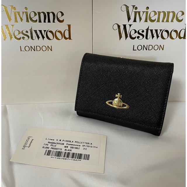 Vivienne Westwood(ヴィヴィアンウエストウッド)の新品未使用　ヴィヴィアンウエストウッド　三つ折り財布　ミニウォレット メンズのファッション小物(折り財布)の商品写真