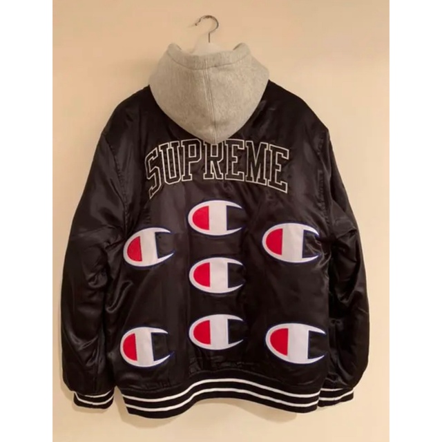 Supreme(シュプリーム)のSupreme/Champion コラボ   サテンジャケット メンズのジャケット/アウター(その他)の商品写真