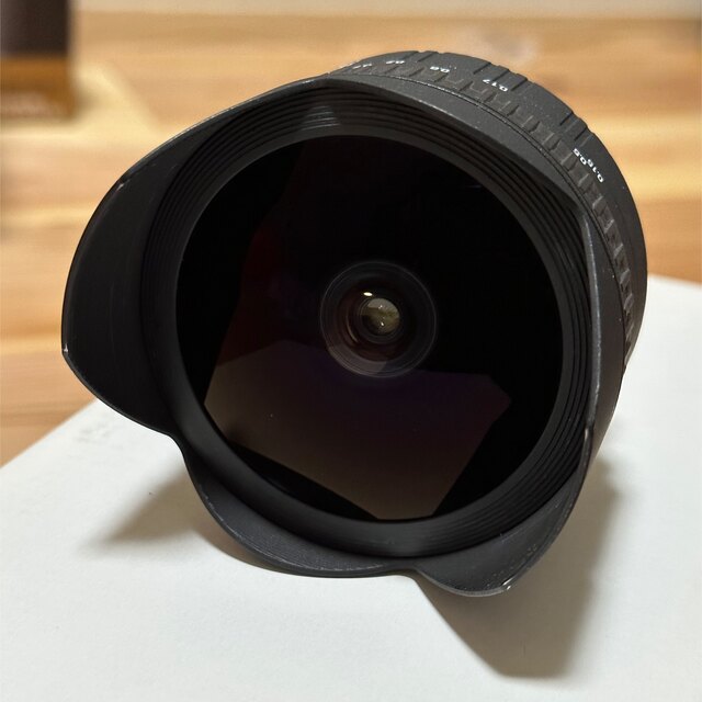 SIGMA(シグマ)のNikon用 SIGMA 15mm 1:2.8D EX FISHEYE 魚眼 スマホ/家電/カメラのカメラ(レンズ(単焦点))の商品写真