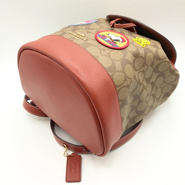 COACH ☆大人気☆ デンプシー バックパック パッチ スヌーピー 新品 高