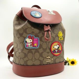 COACH ★大人気★ デンプシー バックパック パッチ スヌーピー  新品