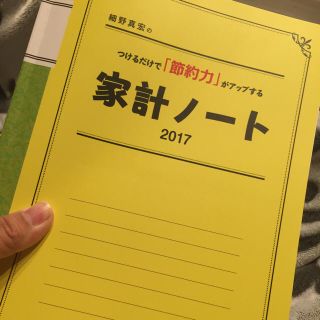 細野真宏 家計簿 2017 未使用(カレンダー/スケジュール)