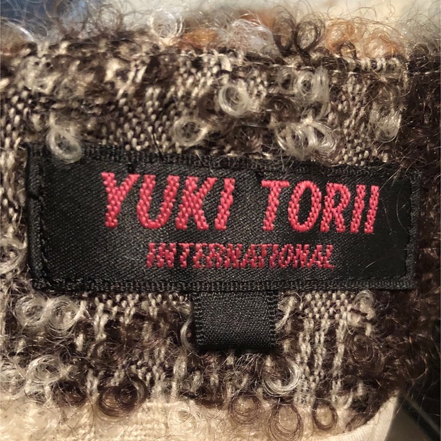 YUKI TORII INTERNATIONAL(ユキトリイインターナショナル)のYuki Toriiデザイナーのウール性のワンピースです。 レディースのワンピース(ひざ丈ワンピース)の商品写真