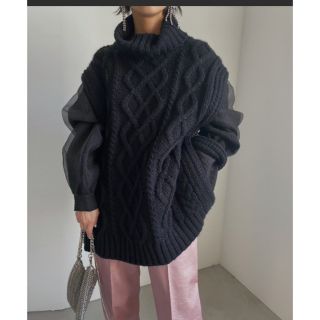 アメリヴィンテージ(Ameri VINTAGE)のアメリ UNDRESSED COTTON CANDY SLEEVE KNIT(ニット/セーター)