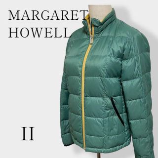 高級美品】MARGARET HOWELL ダウン90% グリーン Mサイズ-