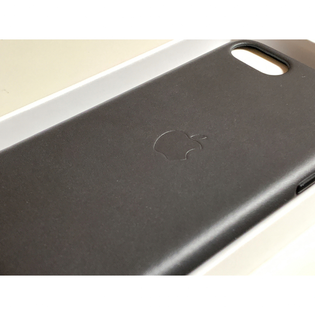 【新品】純正 iPhone 7 / 8 / SE レザーケース・ブラック② 2