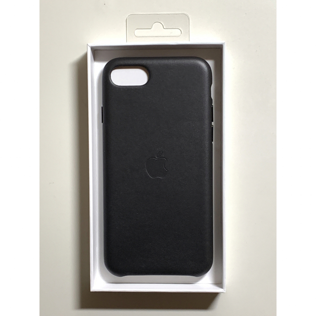 【新品】純正 iPhone 7 / 8 / SE レザーケース・ブラック② 1