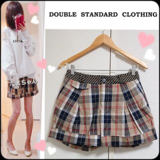 ダブルスタンダードクロージング(DOUBLE STANDARD CLOTHING)のdouble standard clothing タータンチェック パンツ(ショートパンツ)