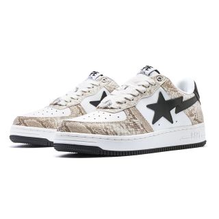 アベイシングエイプ(A BATHING APE)の23 BAPE STA 1I80-291-009 SNAKE ベージュ ベイプ(スニーカー)