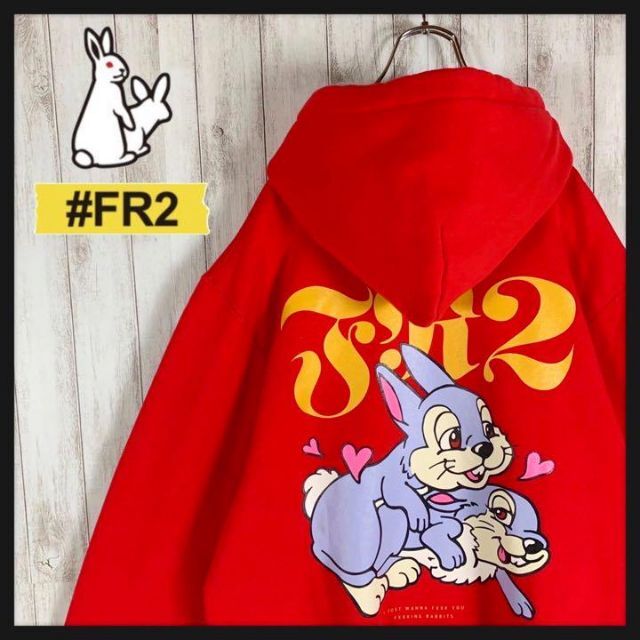 FR2 激レアデザイン✨　希少サイズ✨　超美品　バックプリント　オーバーサイズ