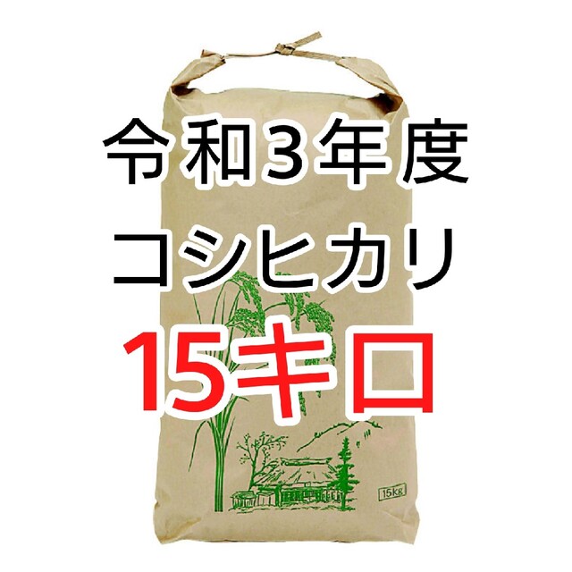 お米 令和3年度千葉県産 コシヒカリ 15キロ 米 こめ