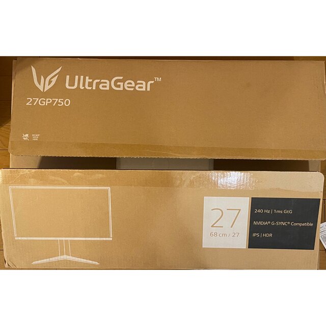 LG ゲーミングモニター UltraGear 27GP750-B 27インチ