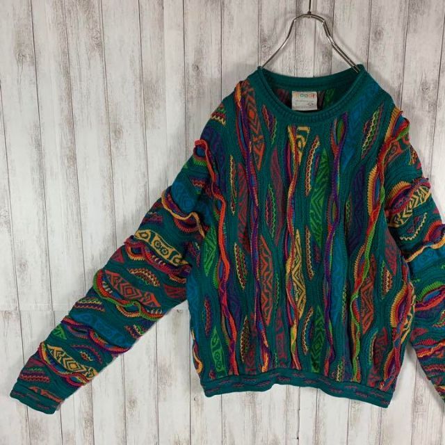 幻の1点モノ】coogi クージー 立体 編込み 3Dニット 即完売モデル
