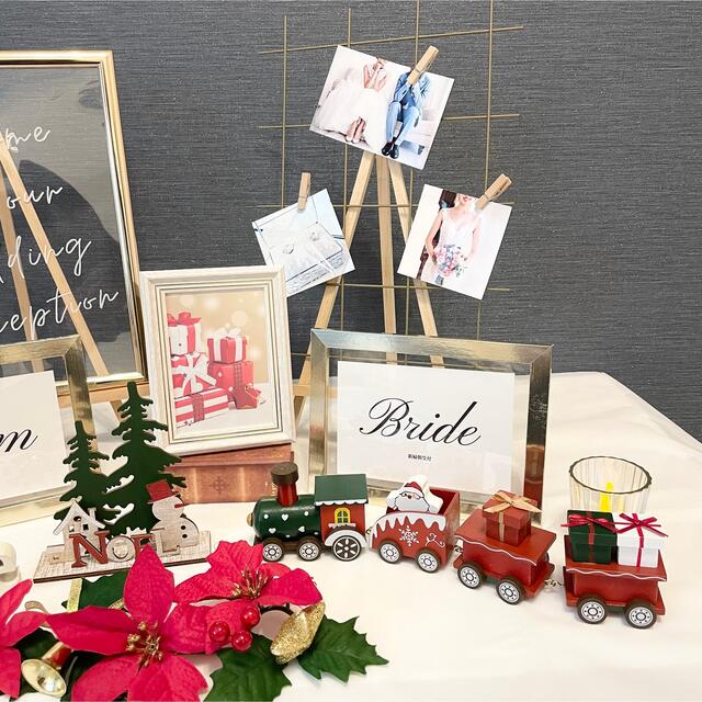大人気♡クリスマス婚・冬婚に ウェルカムスペース 受付サイン 大人気♡クリスマス婚・冬婚に ウェルカムスペース 受付サイン