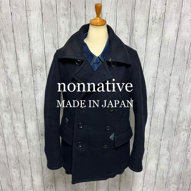 美品!nonnative WIND STOPPER Pコート!ピーコート!日本製-eastgate.mk