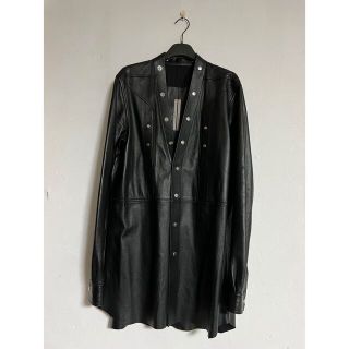 リックオウエンス(Rick Owens)のRick Owens Leather Larry Shirts 年末年始特価(レザージャケット)