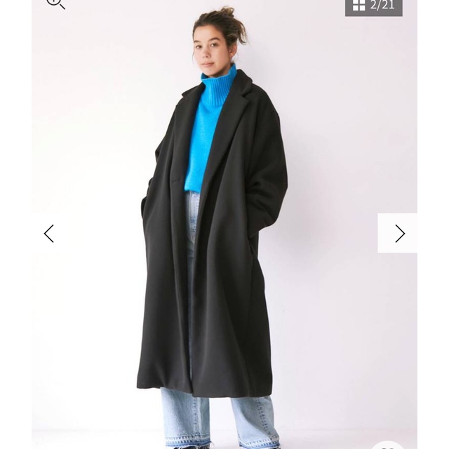 18%OFF ルーズシルエットチェスターコート - winterparksmiles.com