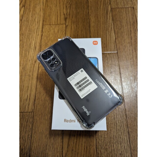 ANDROID(アンドロイド)のRedmi Note 11 グラファイト  SIMフリー   美品!! スマホ/家電/カメラのスマートフォン/携帯電話(スマートフォン本体)の商品写真