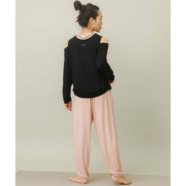 Sonny Label(サニーレーベル)の【ピンク】SLAB Open Shoulder Pullover レディースのトップス(カットソー(長袖/七分))の商品写真