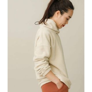 サニーレーベル(Sonny Label)の【ベージュ】SLAB Fleece Turtleneck Pullover(カットソー(長袖/七分))