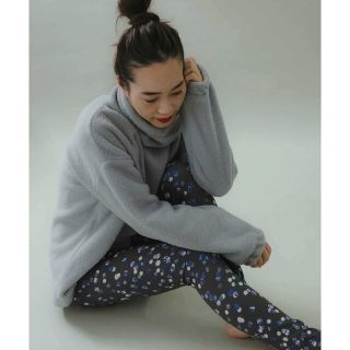 サニーレーベル(Sonny Label)の【グレー】SLAB Fleece Turtleneck Pullover(カットソー(長袖/七分))