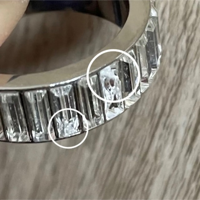 Christian Dior(クリスチャンディオール)のDIOR メンズ　クリスタル リング　指輪　アクセサリー メンズのアクセサリー(リング(指輪))の商品写真