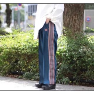 ニードルス(Needles)のneedles 21ss トラックパンツ　ストレート　ティール　S(その他)