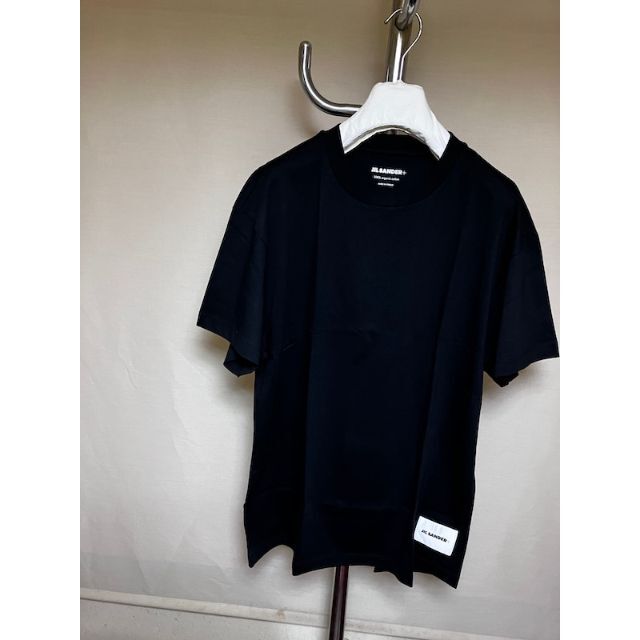 Jil Sander(ジルサンダー)の新品 XL JIL SANDER 22aw パックTシャツ 黒 バラ 3837 メンズのトップス(Tシャツ/カットソー(半袖/袖なし))の商品写真