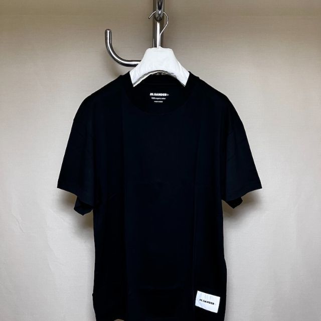 Jil Sander(ジルサンダー)の新品 XL JIL SANDER 22aw パックTシャツ 黒 バラ 3837 メンズのトップス(Tシャツ/カットソー(半袖/袖なし))の商品写真