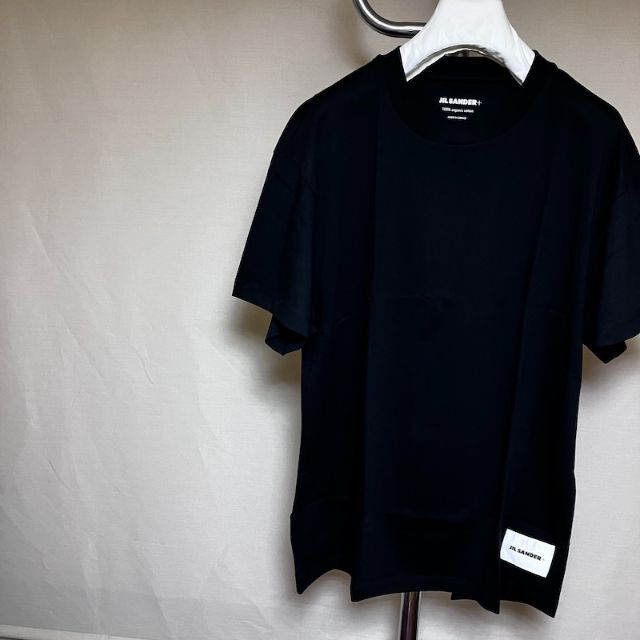 Jil Sander(ジルサンダー)の新品 XL JIL SANDER 22aw パックTシャツ 黒 バラ 3837 メンズのトップス(Tシャツ/カットソー(半袖/袖なし))の商品写真