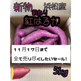 大セール！【訳あり】静岡県産 紅はるか 5キロ サツマイモ さつまいも 5kg(野菜)