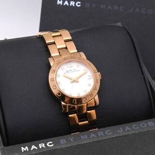 マークバイマークジェイコブス(MARC BY MARC JACOBS)の《人気》MARC BY MARC JACOBS 腕時計 ローズゴールド ストーン(腕時計)