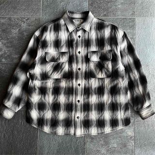 クーティー(COOTIE)のCOOTIE Ombre Check Quilting CPO Jacket S(ブルゾン)