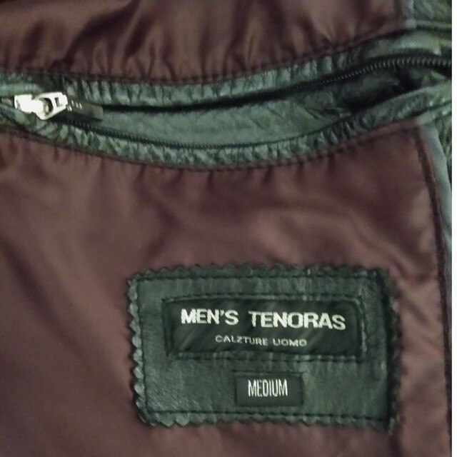 MEN'S TENORAS(メンズティノラス)のMEN'S TENORUS レザージャケット 黒M 山羊革 メンズのジャケット/アウター(レザージャケット)の商品写真