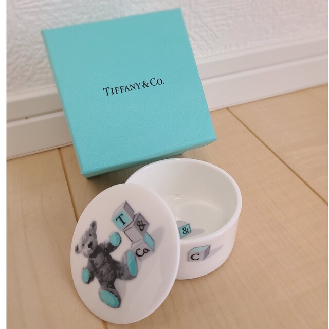 新品未使用  Tiffany& Co.  ティファニー ベア＆ブロック 小物入れ 1